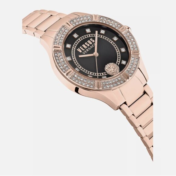 Versus Versace Womens Rose Gold 36mm Bracelet Fashion Watch